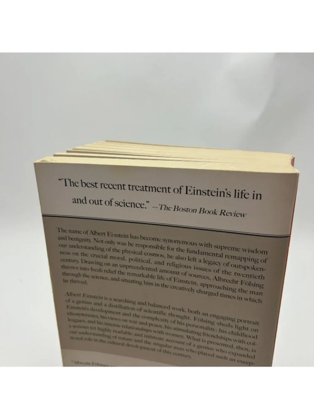 Albert Einstein: A Biography by Albrecht Folsing